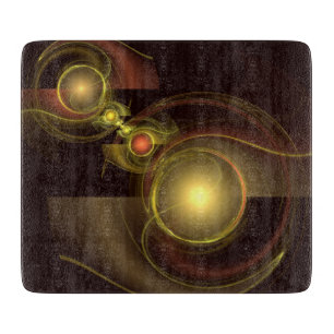 Intimate Connection Abstract Art Rectangle Cutting Board