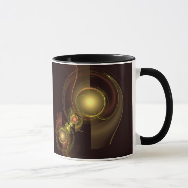Intimate Connection Abstract Coffee Mug (Right)
