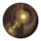 Intimate Connection Golden Energy Abstract Art