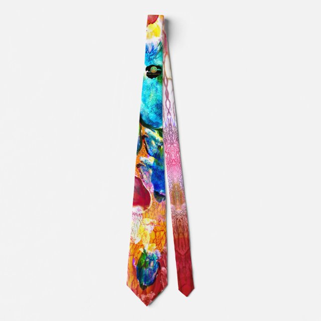 »INTIMATE EMBRACE OF THE CORAL REEF« TIE (Front)