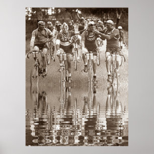 INTIMATE PORTRAIT OF THE TOUR DE FRANCE Reflection Poster