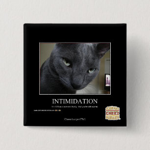 Intimidation 2 Inch Square Button