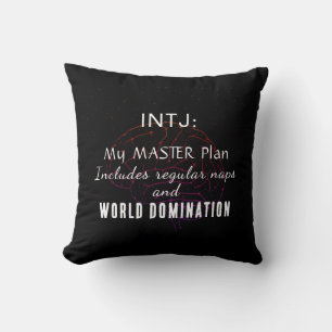 INTJ Master Plan Throw Pillow