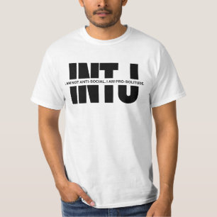 INTJ mind humour Funny INTJ Saying Minimalist T-Shirt