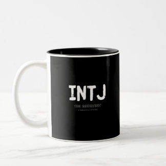 INTJ - Thoughtful Tactician (White) Two-Tone Coffee Mug