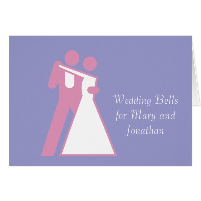 Int'l Sign for Bride & Groom (Front Horizontal)
