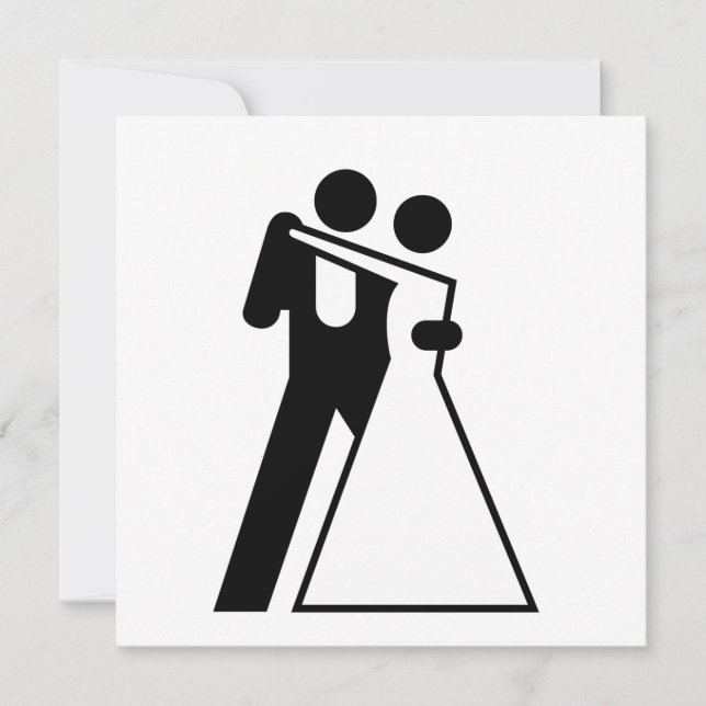Int'l Sign for Bride & Groom (Front)