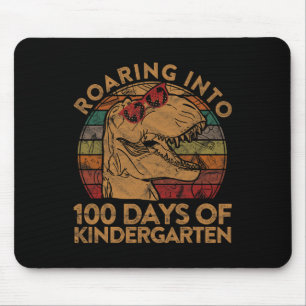 Into 100 Days Of Kindergarten Gift Happy 100th Day Mouse Pad