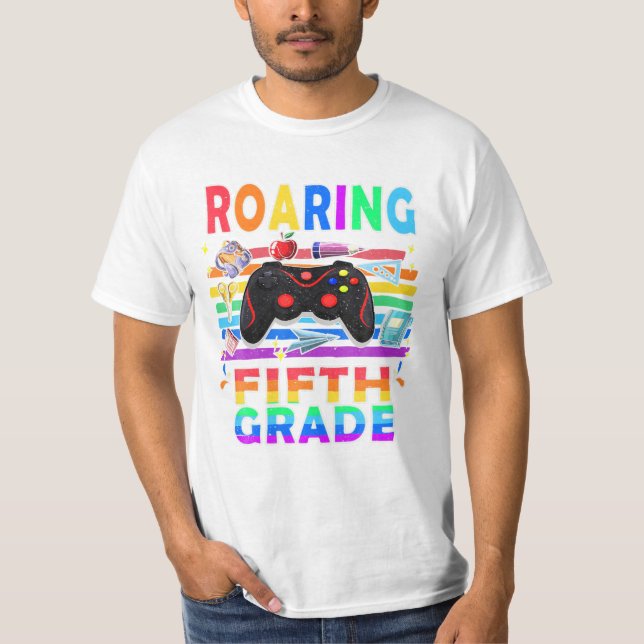 Into Fifth Grade Tee Fun (Front)