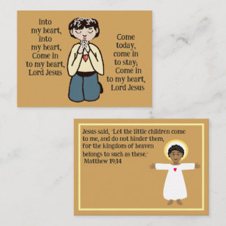 Into my heart Lord Jesus  Business Card