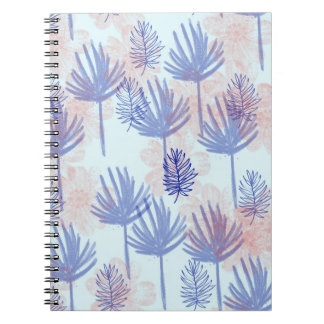 Into the blue Pattern in blue Notebook