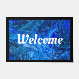“Into the deep blue” Doormat