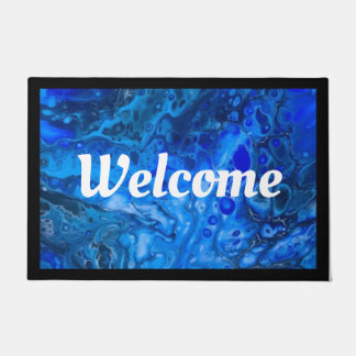 “Into the deep blue” Doormat