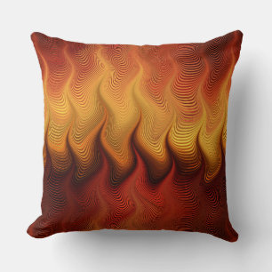 Into the Fire Throw Pillow
