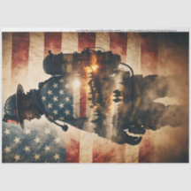 Into the Fire Tissue by Decoupage Central