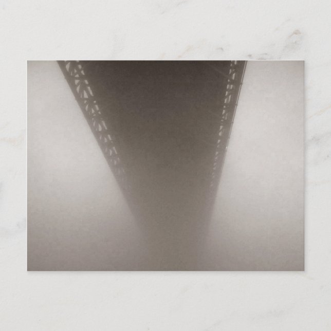 Into the fog postcard (Front)