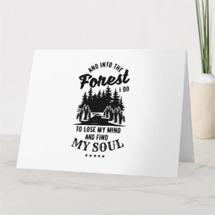 Into the Forest I Go Card