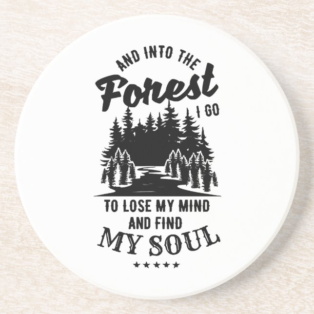 Into the Forest I Go Coaster (Front)