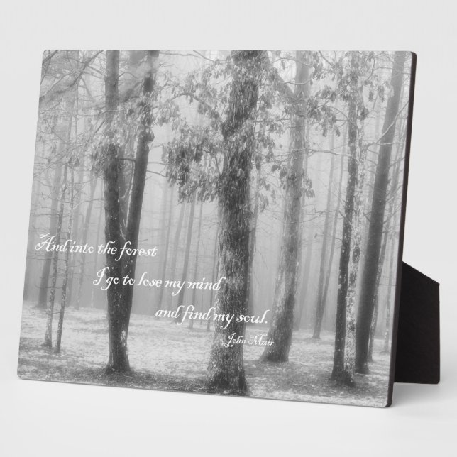 Into the Forest I Go ... Find My Soul Plaque (Side)