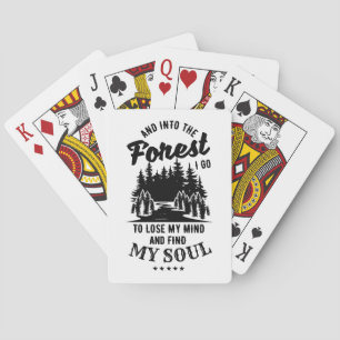 Into the Forest I Go Playing Cards