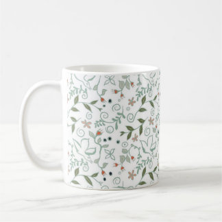 Into the Garden Holiday mug in red and green