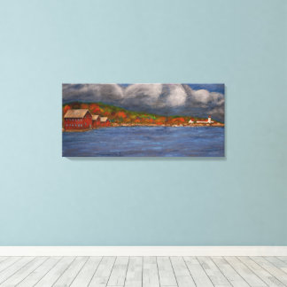 Into The Harbour Canvas Print