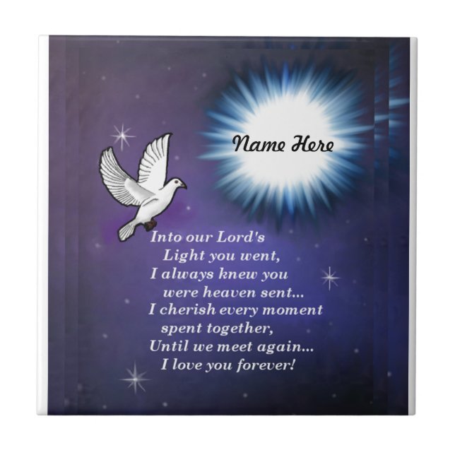 Into the Light Bird Tile (Front)