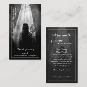 Into the Light - Goodbye My Dear Thank You Card