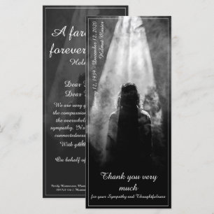 Into the Light - Goodbye My Dear Thank You Card