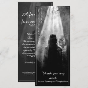 Into the Light - Goodbye My Dear Thank You Card