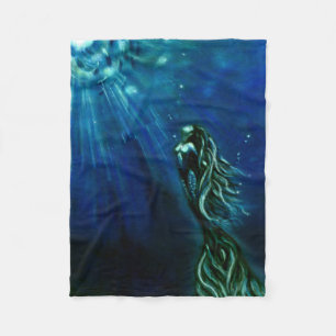 Into the Light Mermaid Blanket