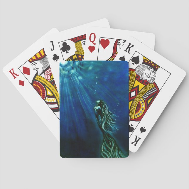 Into the Light Mermaid Playing Cards (Back)