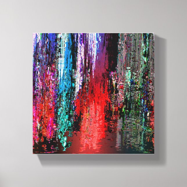 Into the Rain Canvas Print (Front)