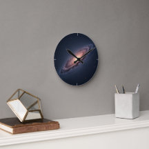 Into the Universe Round Clock