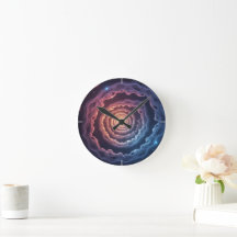 Into the Universe Round Clock