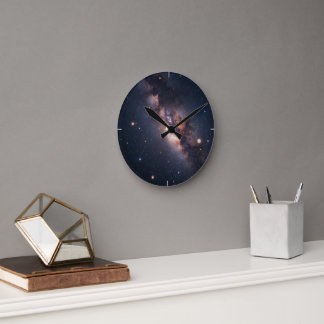 Into the Universe Round Clock