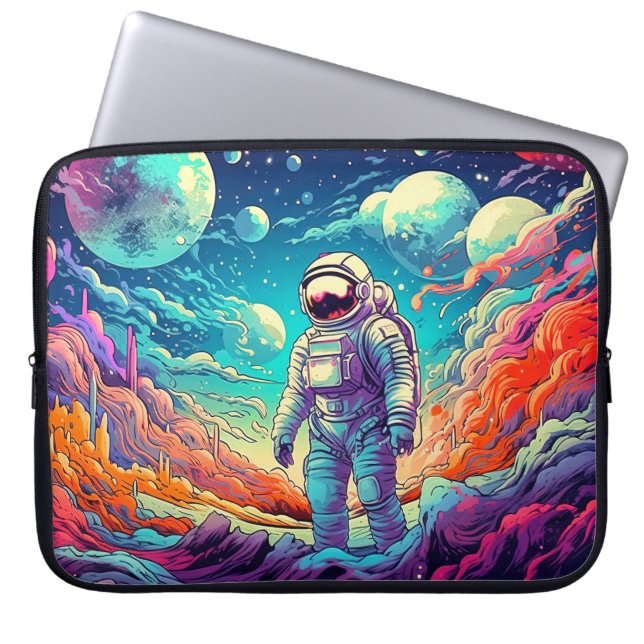 Into The Unknown Illustration Laptop Sleeve (Front)