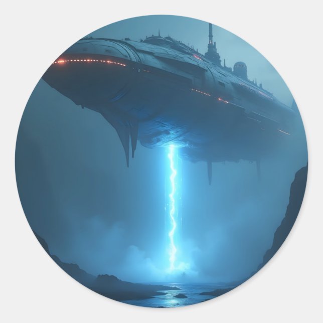 Into the Void -  Classic Round Sticker (Front)