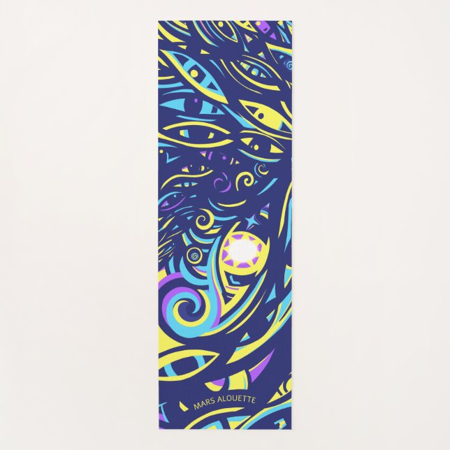 Into the Vortex Yoga Mat (Front)