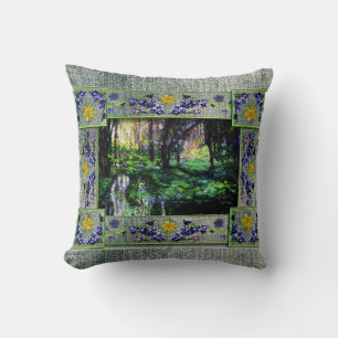Into the Woods by Alexandra Cook Throw Pillow