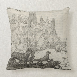 Into The Woods Throw Pillow