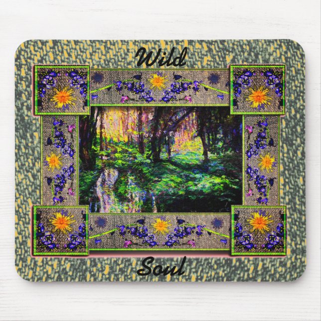 Into the Woods Wild Soul Mouse Pad (Front)