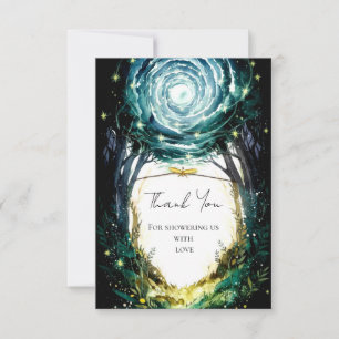 Into the Woods Woodland Baby Shower Thank You Card