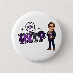 INTP — The Investigative Mind 2 Inch Round Button
