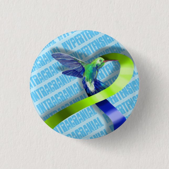 Intracranial Hypertension 1 Inch Round Button (Front)