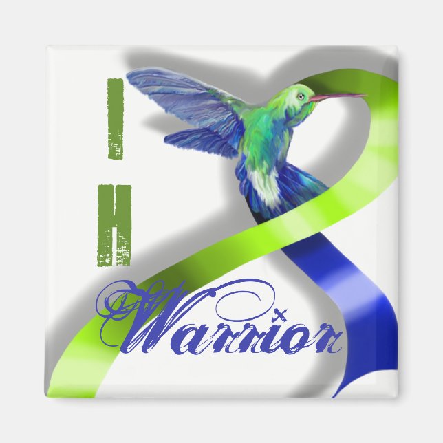 Intracranial Hypertension Warrior Magnet (Front)