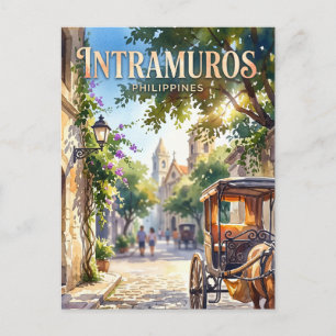 Intramuros, Manila Philippines Postcard