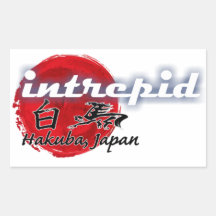 Intrepid Hakuba Stickers - Rectangle
