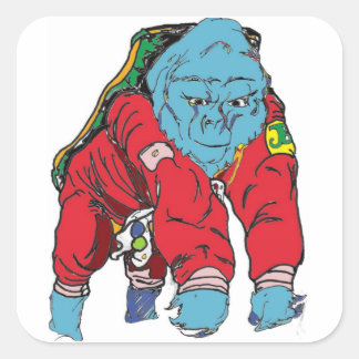 Intrepid Traveller Square Sticker