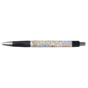 Intricate Abstract Doodle Pen - Colourful Mosaic